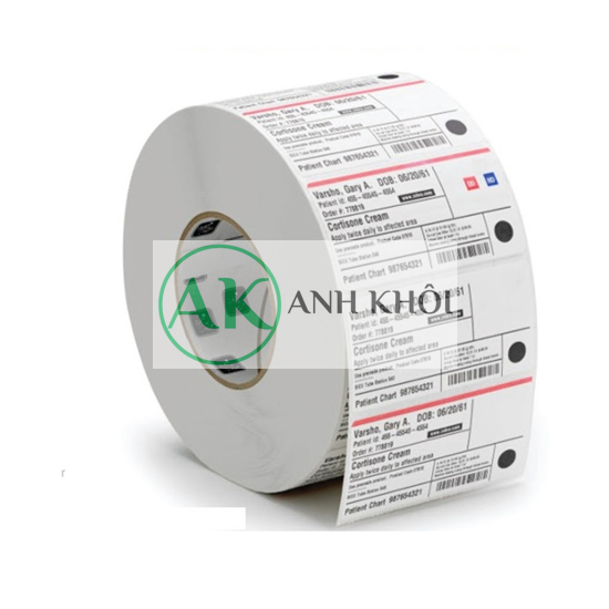 Ảnh của Giấy in mã vạch - Decal mã vạch 3 tem 35x22